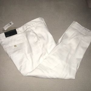 Banana Republic Linen Cropped Pant
